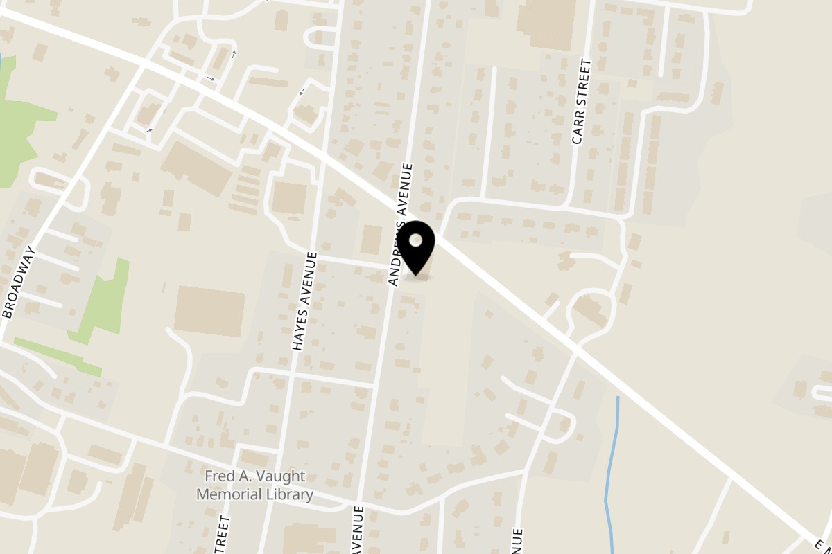 Map showing the location of Early Bird Cafe on 414 Andrews Ave in Hartsville
